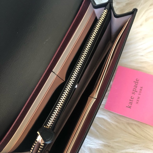 Kate Spade black smooth leather wallet - Picture 5 of 5